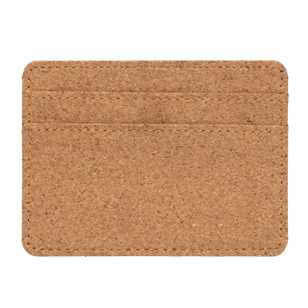 Branded Cork secure RFID slim wallet