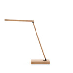 MOREY. Bamboo folding table lamp with wireless charger