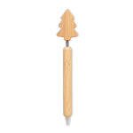 Bamboo Christmas tree ball pen