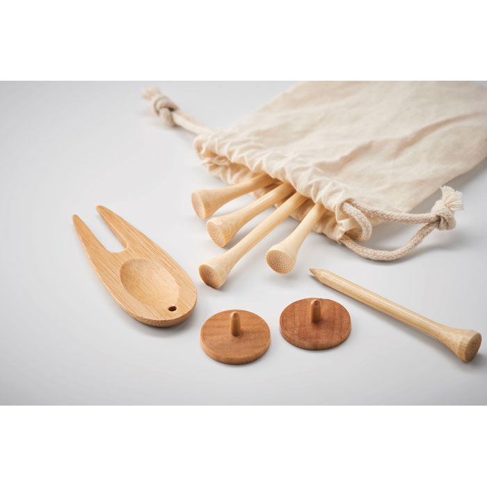 Branded Golf accessories set in pouch