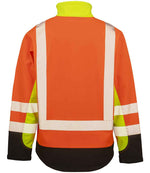 Result Recycled Three Layer Printable 3-Tone Safety Soft Shell Jacket