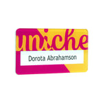 Gloss Finish Reusable Name Window Badges
