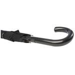 Fontana 23" auto open umbrella with carbon look and crooked handle