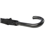 Branded Fontana 23" auto open umbrella with carbon look and crooked handle