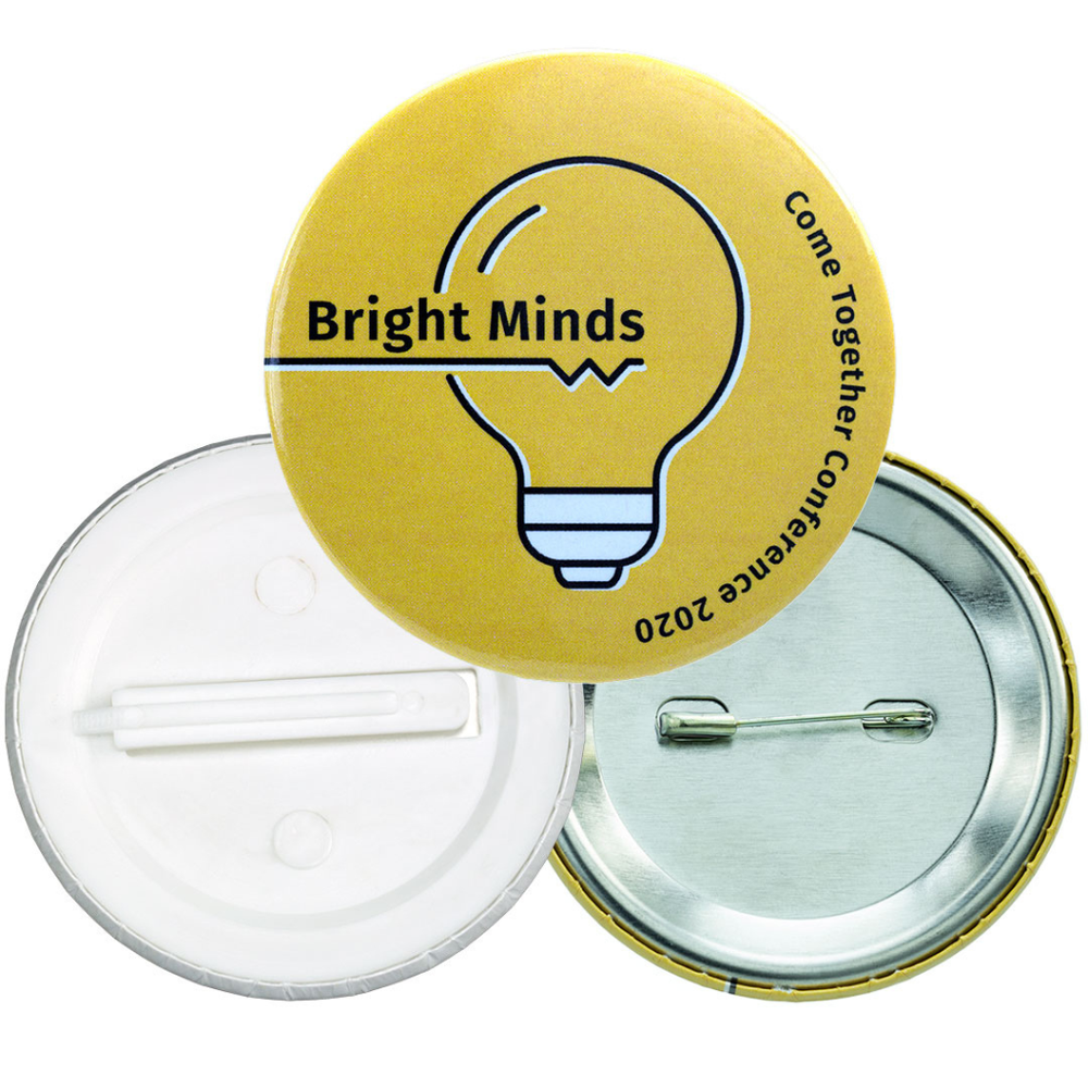 Express Round Full Colour Print Button Badge - 55mm