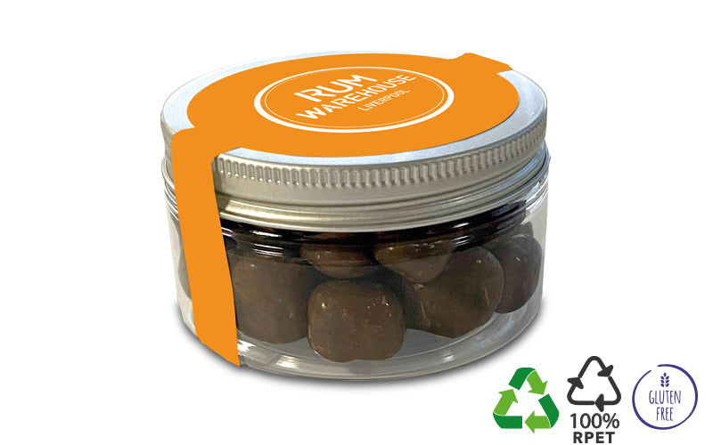 100ml Clear Pot with Chocolate Covered Raisins