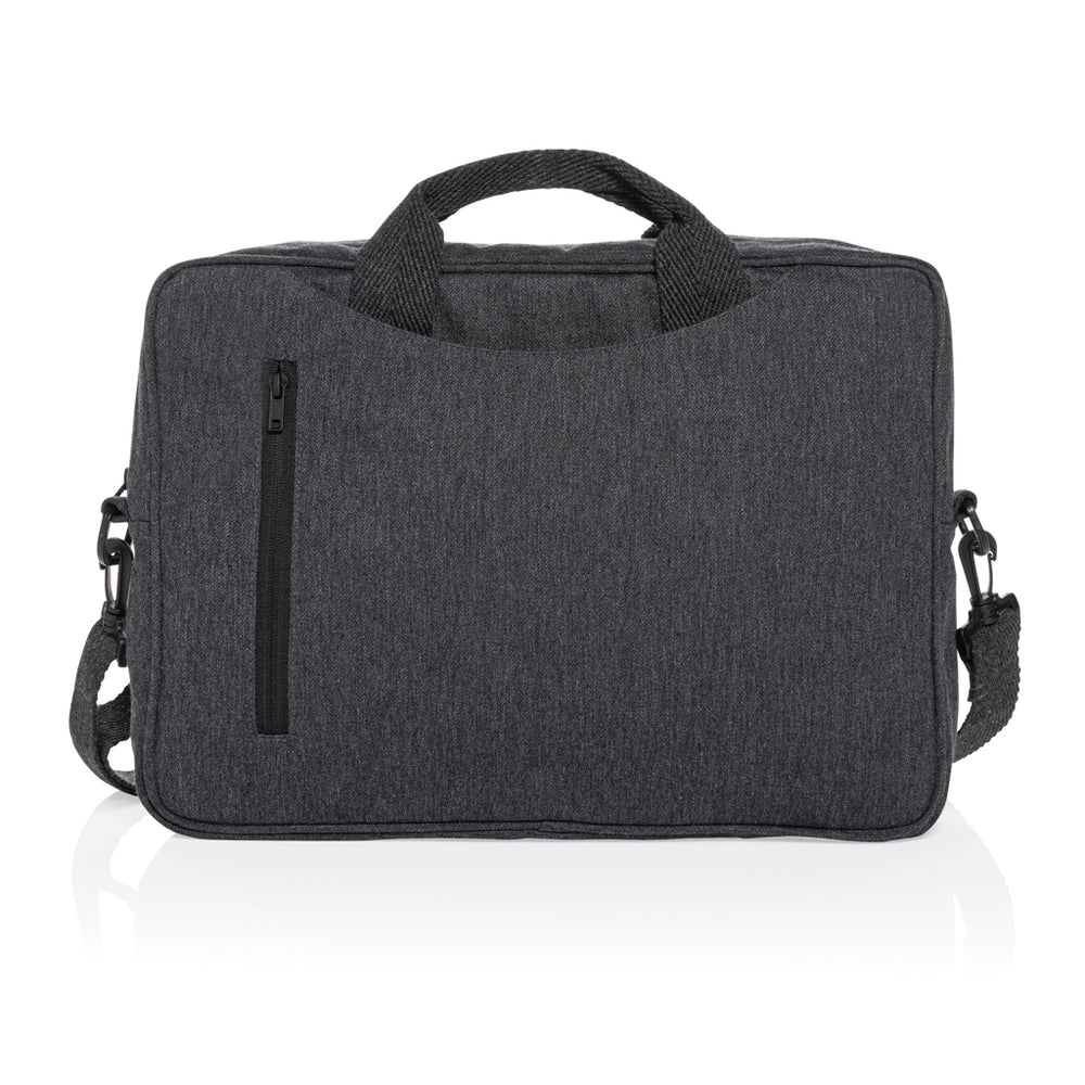 Branded Laluka AWARE™ recycled cotton 15.4 inch laptop bag