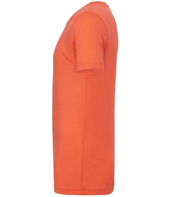 Canvas Unisex Crew Neck T-Shirt Coral