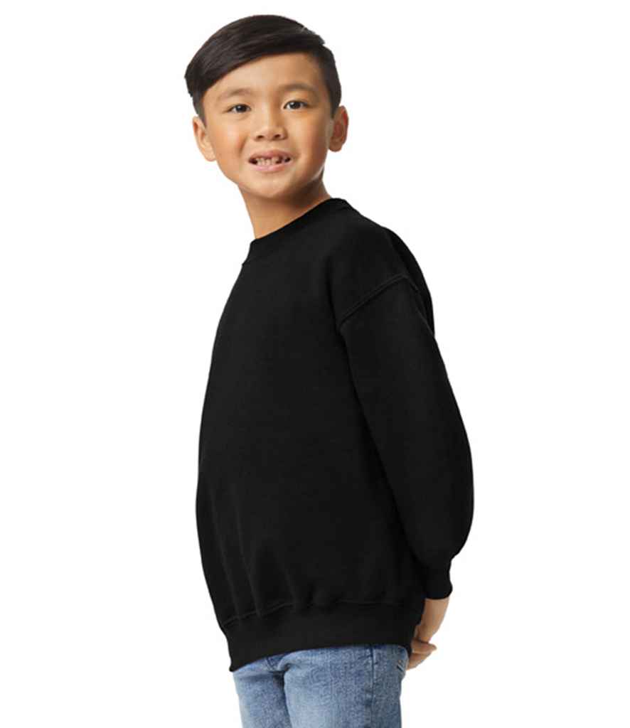 Gildan Kids Heavy Blend™ Drop Shoulder Sweatshirt Black
