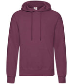 Fruit of the Loom Classic Hooded Sweatshirt Burgundy
