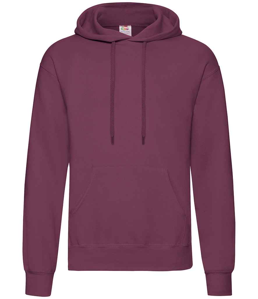 Fruit of the Loom Classic Hooded Sweatshirt Burgundy