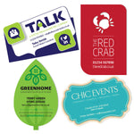 Bespoke Shaped Business Card Printed Full Colour