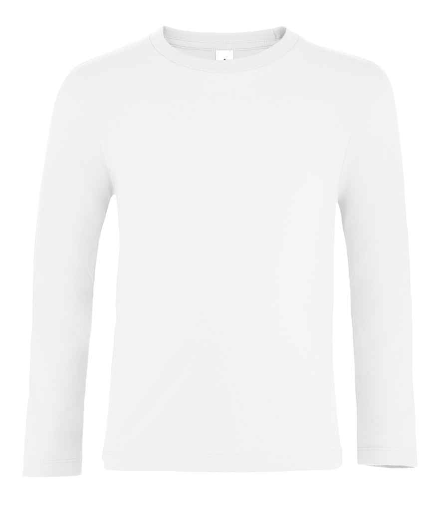 SOL'S Kids Imperial Long Sleeve T-Shirt White