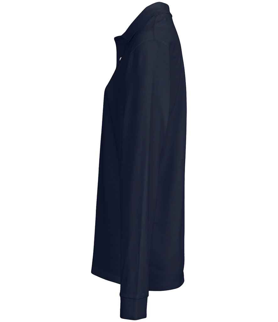 SOL'S Unisex Pacific Long Sleeve Piqué Polo Shirt French Navy