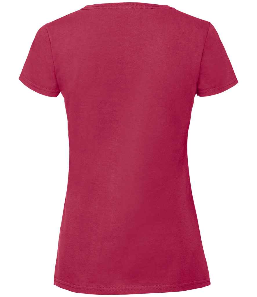 Fruit of the Loom Ladies Iconic 195 T-Shirt Cranberry