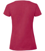 Fruit of the Loom Ladies Iconic 195 T-Shirt Cranberry