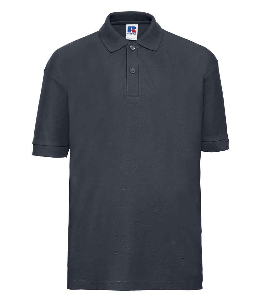 Russell Schoolgear Kids Poly/Cotton Piqué Polo Shirt French Navy