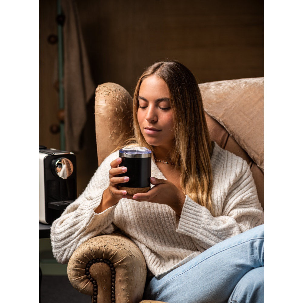 SOLBERG TUMBLER. Stainless steel travel cup 400 mL