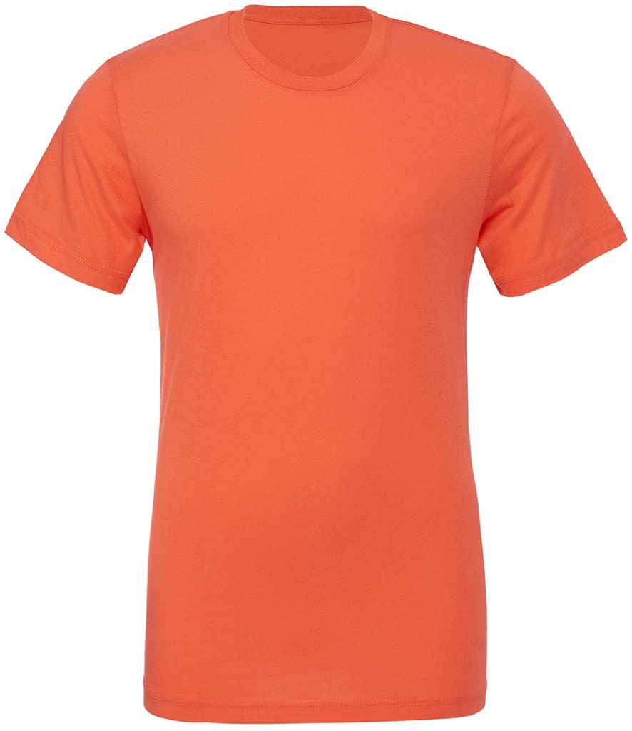 Canvas Unisex Crew Neck T-Shirt Coral