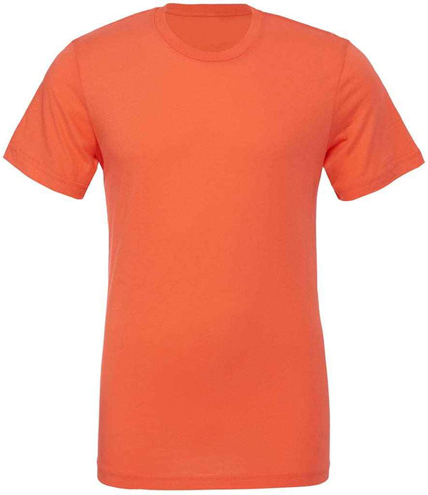 Canvas Unisex Crew Neck T-Shirt Coral