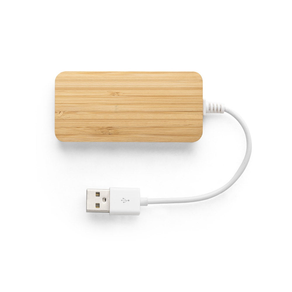 MOSER. Bamboo hub with 2 ports