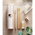 Stationery set in cotton pouch