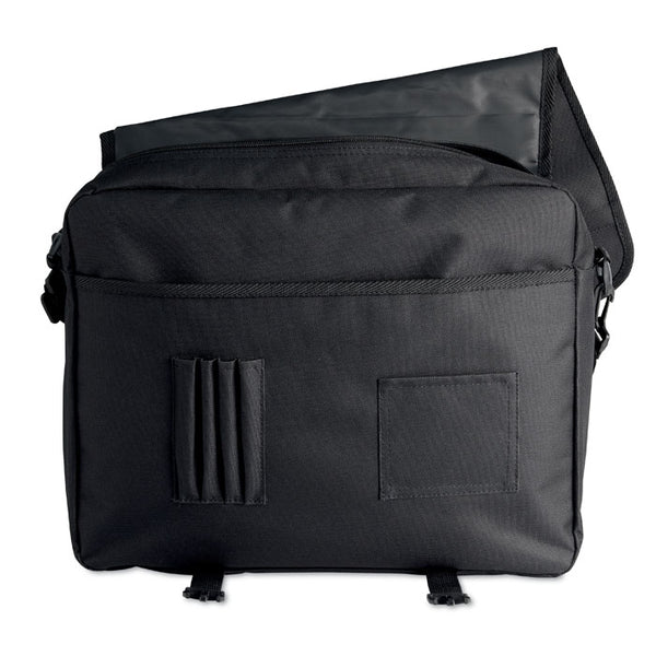 Branded 600D polyester document bag with Pockets