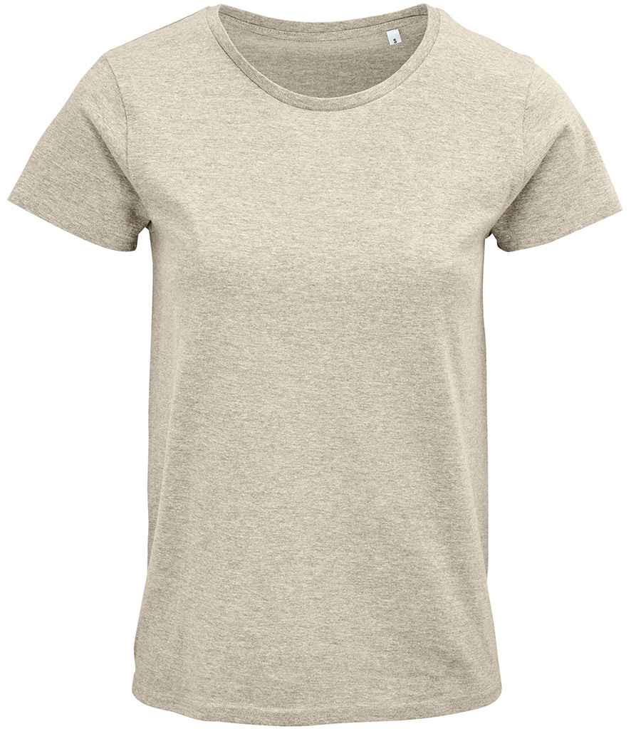 SOL'S Ladies Crusader Organic T-Shirt Heather Beige