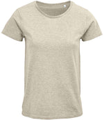 SOL'S Ladies Crusader Organic T-Shirt Heather Beige