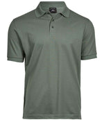 Tee Jays Luxury Stretch Piqué Polo Shirt Leaf Green