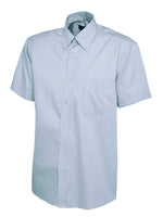 Uneek Mens Pinpoint Oxford Half Sleeve Shirt