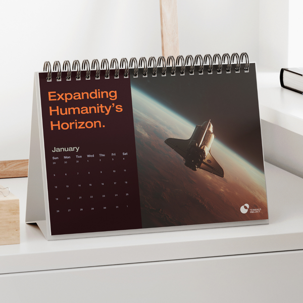 Branded A5 Desk Calendar