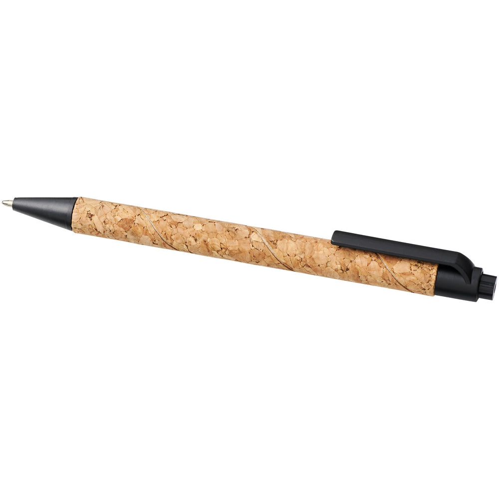 Branded Midar cork and wheat straw ballpoint pen