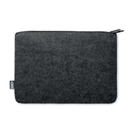 RPET felt zipped laptop bag 14" Grey