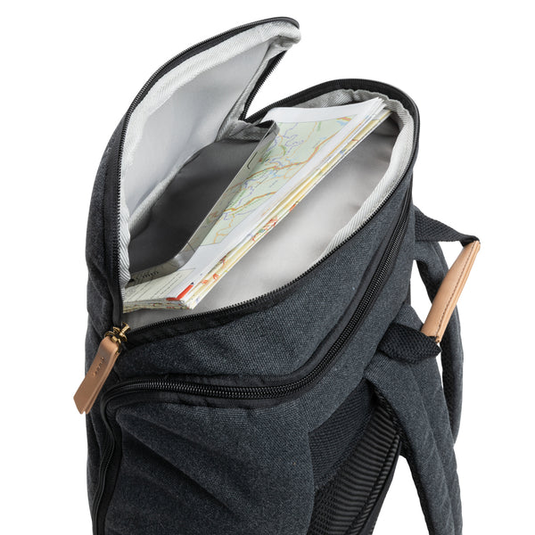 Branded Impact AWARE™ 16 oz. recycled canvas 15" laptop backpack