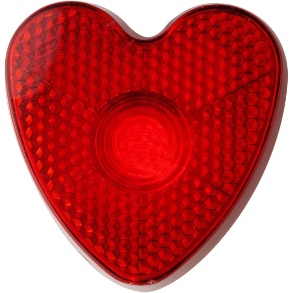 Branded Auchry Heart shaped safety light