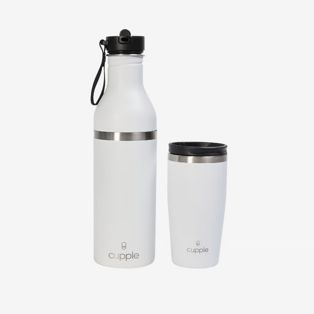 Cupple Stainless Steel Water Bottle with Cup - 525ml