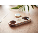 Branded Oval Bamboo bottle opener