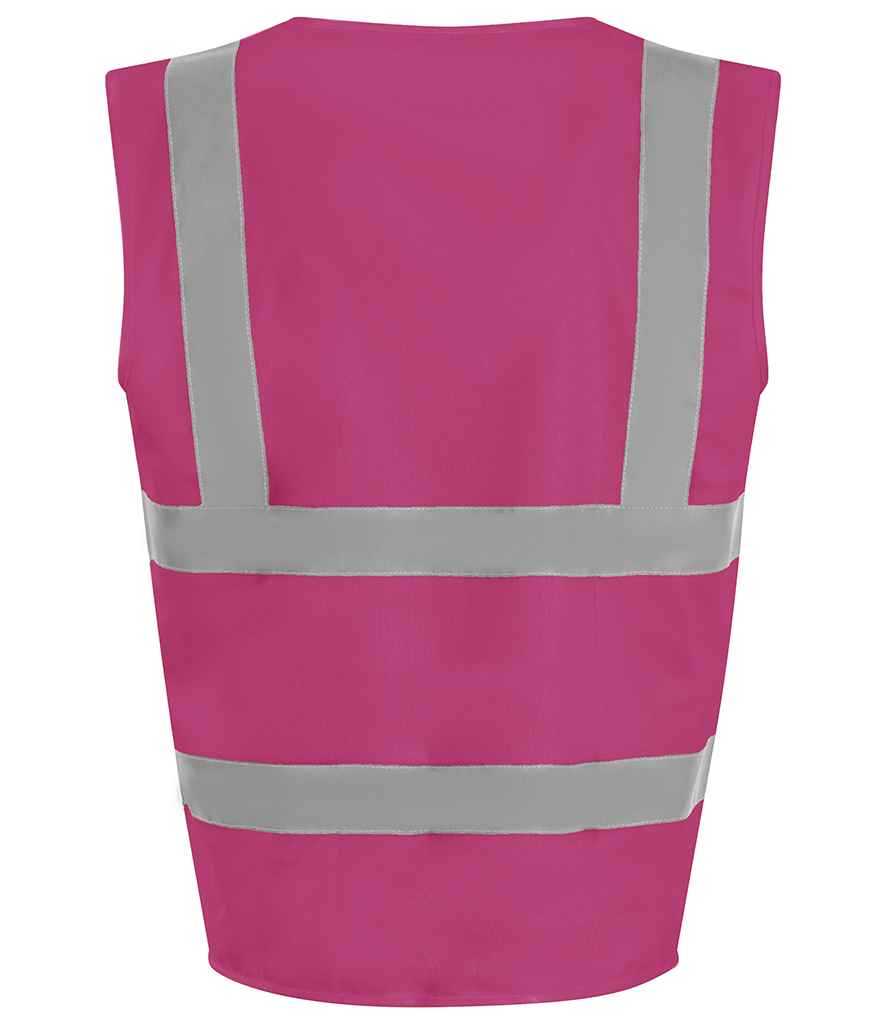 Pro RTX High Visibility Waistcoat Raspberry