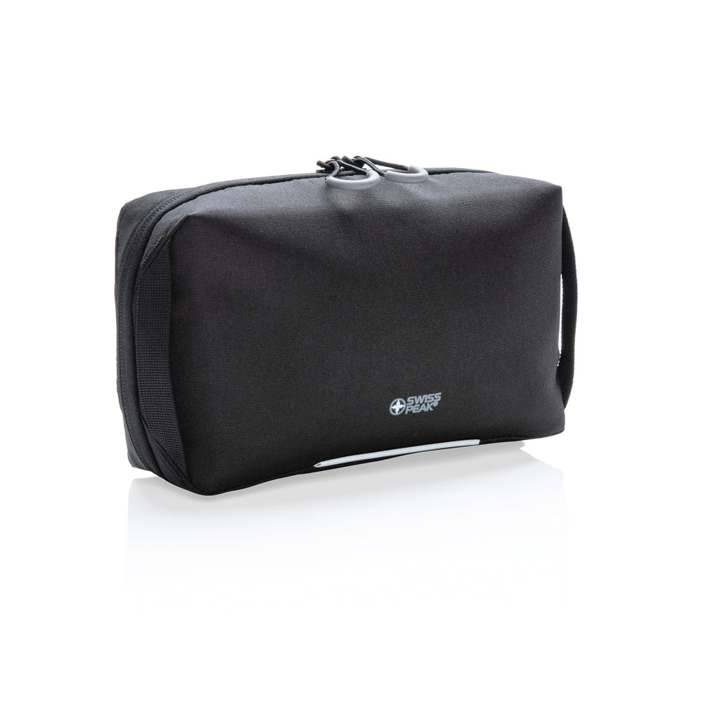 Branded Swiss Peak AWARE™ tech pouch PVC free