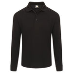 Orn Weaver Premium L/S Poloshirt Black