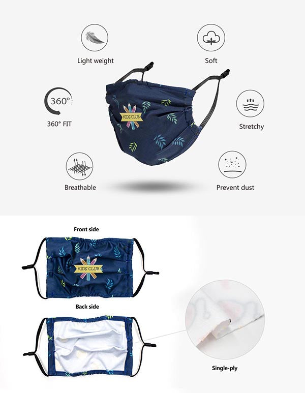 Children's Custom Fabric Face Mask