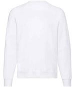 Fruit of the Loom Classic Raglan Sweatshirt White