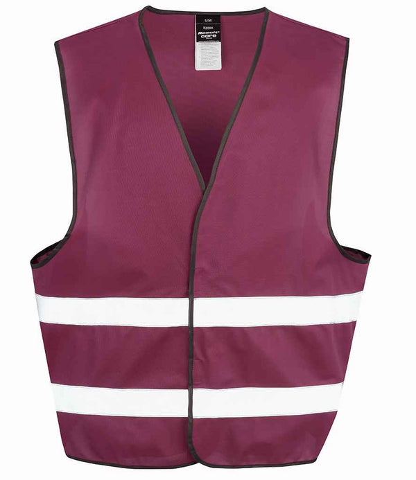 Result Core Enhanced Vis Vest Burgundy