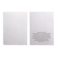 Seed Pack in White Paper Envelope