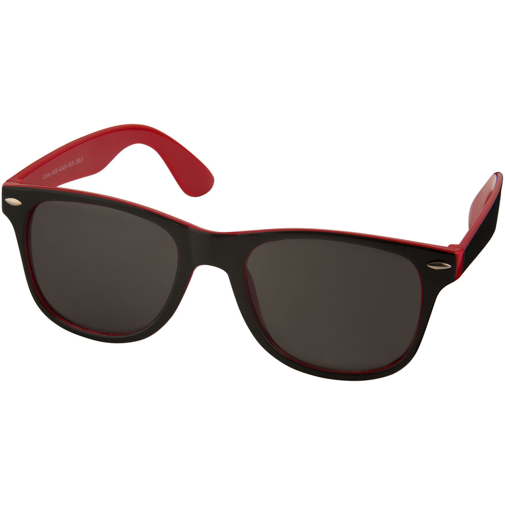 Branded Sun Ray sunglasses with two coloured tones