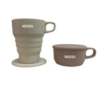 Branded Collapsible Mug with Lid