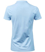 Tee Jays Ladies Luxury Stretch Polo Shirt Light Blue