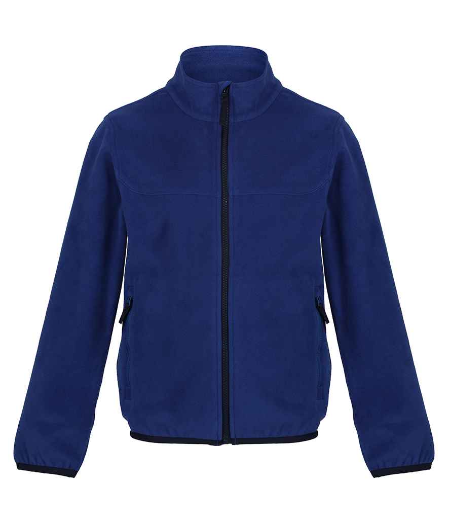 Regatta Kids Full Zip Micro Fleece Jacket New Royal Blue/Navy