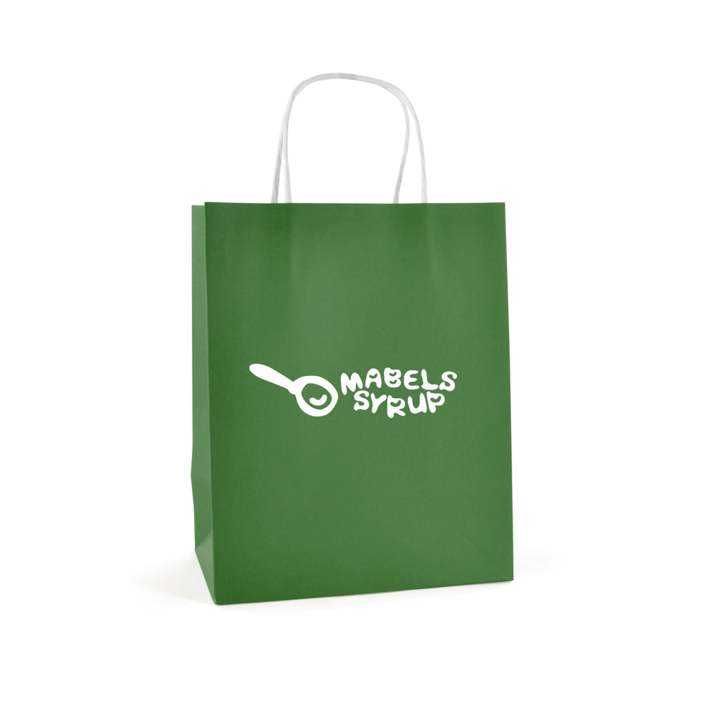 Branded Brunswick Medium Natural Paper Bag